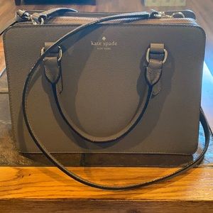 Grey Kate Spade purse